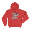 Adhdara Cover Unisex Hoodie Red