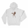 Dara Rodena Takava Unisex Hoodie White